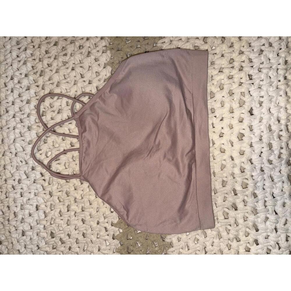 Fabletic Mauve Strappy Sports Bra